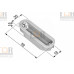 B02402.05.34 Ответная магнитная планка пластиковая MINIMAL для MEDIANA POLARIS (матовый хром) B02402.05.34 Ответная магнитная планка пластиковая MINIMAL для MEDIANA POLARIS (матовый хром)