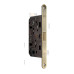 B06102.50.12.567 Замок межкомнатный (BOX) WC AGB MEDIANA POLARIS (ант. бронза) + отв. планка B06102.50.12.567 Замок межкомнатный (BOX) WC AGB MEDIANA POLARIS (ант. бронза) + отв. планка