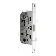 B06102.50.34.567 Замок межкомнатный (BOX) WC AGB MEDIANA POLARIS (мат. хром) + отв. планка