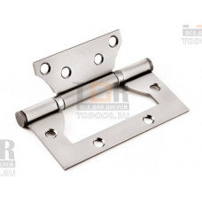 Дверная петля накладная без врезки PALLADIUM 2BB-100 PC перл. хром