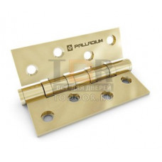 Дверная петля универсальная PALLADIUM N 4BB-100 PB полированная латунь (2mm)