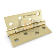 Дверная петля универсальная PALLADIUM N 4BB-100 SB мат латунь (2mm)