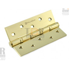 Дверная петля универсальная PALLADIUM N 4BB-125 PB полированная латунь (3mm)