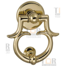 Дверная ручка гонг (стучалка) MBC Fly knocker "M" 150 mm латунь