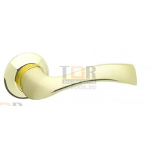 Дверная ручка на круглой розетке BELL RM GP/SG-5