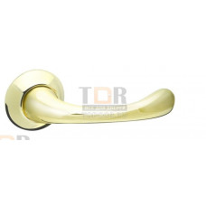 Дверная ручка на круглой розетке BRIO RM GP/SG-5