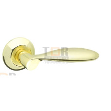 Дверная ручка на круглой розетке VIOLA RM GP/SG-5
