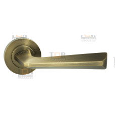Дверная ручка на круглом основании ORO&ORO 901-15 TCF кофе tiger