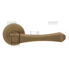 Дверная ручка на круглом основании ORO&ORO 904-15 TCF кофе tiger