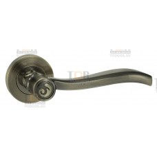 Дверная ручка на круглом основании ORO&ORO 905-15 AB бронза античная