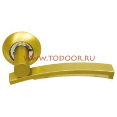 Дверная ручка на круглом основании SILLUR 114 S.GOLD / MA золото матовое/матовый акрил Дверная ручка на круглом основании SILLUR 114 S.GOLD / MA золото матовое/матовый акрил
