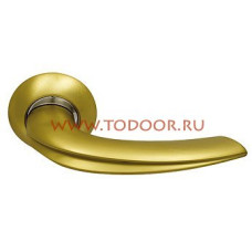 Дверная ручка на круглом основании SILLUR 120 S.GOLD/P.GOLD золото матовое/золото Дверная ручка на круглом основании SILLUR 120 S.GOLD/P.GOLD золото матовое/золото