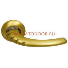Дверная ручка на круглом основании SILLUR 125 S.GOLD золото матовое Дверная ручка на круглом основании SILLUR 125 S.GOLD золото матовое
