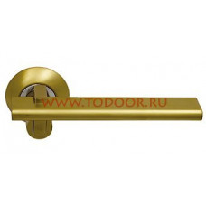 Дверная ручка на круглом основании SILLUR 133 S.GOLD/P.GOLD золото матовое/золото Дверная ручка на круглом основании SILLUR 133 S.GOLD/P.GOLD золото матовое/золото