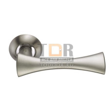 Дверная ручка на круглом основании SILLUR 201 S.CHROME матовый хром Дверная ручка на круглом основании SILLUR 201 S.CHROME матовый хром