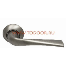Дверная ручка на круглом основании SILLUR 67 S.CHROME хром матовый