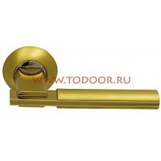Дверная ручка на круглом основании SILLUR 94A S.GOLD/P.GOLD золото матовое/золото Дверная ручка на круглом основании SILLUR 94A S.GOLD/P.GOLD золото матовое/золото