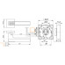 Дверная ручка на квадратной розетке FUARO CRYSTAL FLASH DM CP-8 хром Дверная ручка на квадратной розетке FUARO CRYSTAL FLASH DM CP-8 хром