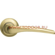 Дверная ручка раздельная Capella LD40-1SG/CP-1 матовое золото/никель Дверная ручка раздельная Capella LD40-1SG/CP-1 матовое золото/никель