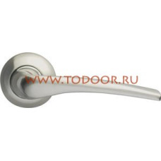 Дверная ручка раздельная Capella LD40-1SN/CP-3 матовый никель/никель Дверная ручка раздельная Capella LD40-1SN/CP-3 матовый никель/никель