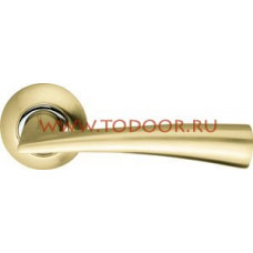 Дверная ручка раздельная Columba LD80-1SG/CP-1 матовое золото/никель Дверная ручка раздельная Columba LD80-1SG/CP-1 матовое золото/никель