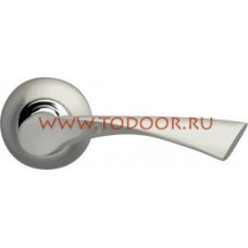 Дверная ручка раздельная Corona LD23-1SN/CP-3 матовый никель/никель Дверная ручка раздельная Corona LD23-1SN/CP-3 матовый никель/никель