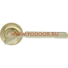 Дверная ручка раздельная Cosmo LD147-1SG/GP-4 матовое золото/золото Дверная ручка раздельная Cosmo LD147-1SG/GP-4 матовое золото/золото