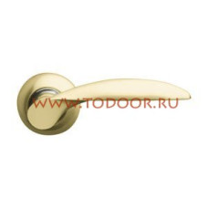 Дверная ручка раздельная Diona LD20-1SG/CP-1 матовое золото/никель Дверная ручка раздельная Diona LD20-1SG/CP-1 матовое золото/никель