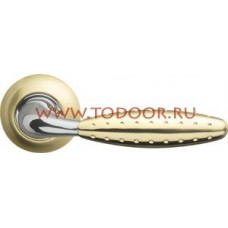 Дверная ручка раздельная Dorado LD32-1SG/CP-1 матовое золото/никель Дверная ручка раздельная Dorado LD32-1SG/CP-1 матовое золото/никель