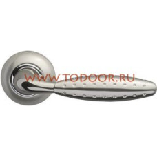 Дверная ручка раздельная Dorado LD32-1SN/CP-3 матовый никель/никель Дверная ручка раздельная Dorado LD32-1SN/CP-3 матовый никель/никель