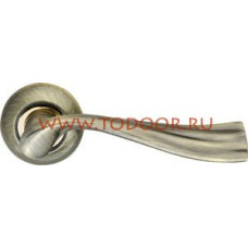 Дверная ручка раздельная Laguna LD85-1AB/GP-7 бронза/золото Дверная ручка раздельная Laguna LD85-1AB/GP-7 бронза/золото