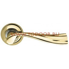 Дверная ручка раздельная Laguna LD85-1GP/CP-2 золото/никель Дверная ручка раздельная Laguna LD85-1GP/CP-2 золото/никель