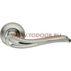 Дверная ручка раздельная Octan LD64-1SN/CP-3 матовый никель/никель Дверная ручка раздельная Octan LD64-1SN/CP-3 матовый никель/никель