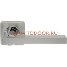 Дверная ручка раздельная ORBIS SQ004-21SN/CP-3 матовый никель/никель Дверная ручка раздельная ORBIS SQ004-21SN/CP-3 матовый никель/никель