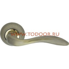 Дверная ручка раздельная Selena LD19-1AB/GP-7 бронза/золото Дверная ручка раздельная Selena LD19-1AB/GP-7 бронза/золото
