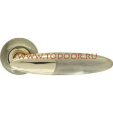 Дверная ручка раздельная Sfera LD55-1AB/GP-7 бронза/золото Дверная ручка раздельная Sfera LD55-1AB/GP-7 бронза/золото