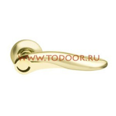 Дверная ручка раздельная Ursa LD48-1SG/GP-4 матовое золото/золото Дверная ручка раздельная Ursa LD48-1SG/GP-4 матовое золото/золото