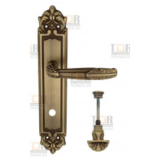 Дверная ручка Venezia "ANGELINA" WC-4 на планке PL96 матовая бронза Дверная ручка Venezia "ANGELINA" WC-4 на планке PL96 матовая бронза