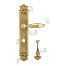 Дверная ручка Venezia "MAGGIORE" WC-4 на планке PL97 полированная латунь Дверная ручка Venezia "MAGGIORE" WC-4 на планке PL97 полированная латунь