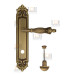Дверная ручка Venezia "OLIMPO" WC на планке PL96 матовая бронза Дверная ручка Venezia "OLIMPO" WC на планке PL96 матовая бронза