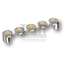 EM-601 CHROME-PEARL Ручка скоба, 128 мм