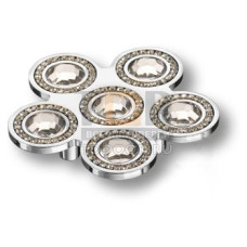 EM-602 CHROME-CHROME Ручка кнопка 32 мм