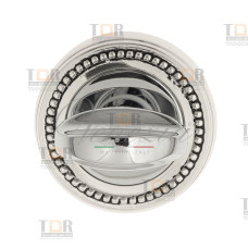 Фиксатор поворотный Venezia WC-2 D3 натуральное серебро + черный Фиксатор поворотный Venezia WC-2 D3 натуральное серебро + черный