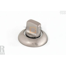 Фиксатор поворотный WC (круглый) PALLADIUM R BK SN/CP матовый никель / хром