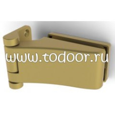 JL Петля для стеклянных дверей универсальная C матовое золото JL Петля для стеклянных дверей универсальная C матовое золото