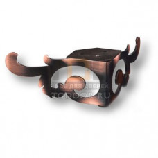 KAX-4605-0065-A07 Опора мебельная резная, цвет - античная медь KAX-4605-0065-A07 Опора мебельная резная, цвет - античная медь