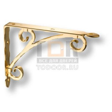 LUXOR-B GOLD Полкодержатель (1 шт.) цвет - глянцевое золото, 195 мм LUXOR-B GOLD Полкодержатель (1 шт.) цвет - глянцевое золото, 195 мм