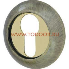 Накладка CYLINDER ET-1AB/GP-7 бронза/золото 2шт.
