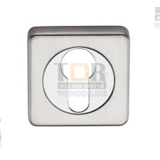 Накладка квадратная под евроцилиндр SILLUR CL-C S.CHROME матовый хром Накладка квадратная под евроцилиндр SILLUR CL-C S.CHROME матовый хром