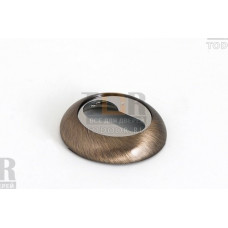 Накладка под цилиндр (круглая) PALLADIUM R ET AB/CP античная бронза / полированный хром